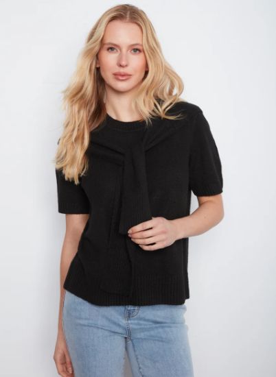 Chandail tricot manches courtes - C2069/690C - Charlie B Chandail tricot manches courtes - C2069/690C - Charlie B