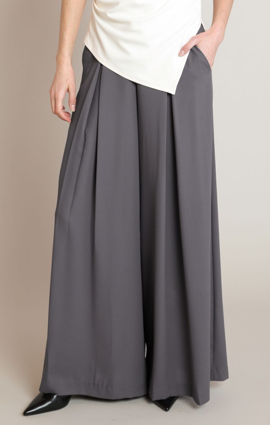 Pantalon taille haute à pinces - 2822712 T - Black Tape Pantalon taille haute à pinces - 2822712 T - Black Tape