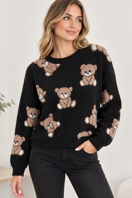 Chandail teddy bear - MCSPAW06957 - Mandarine & Co Chandail teddy bear - MCSPAW06957 - Mandarine & Co
