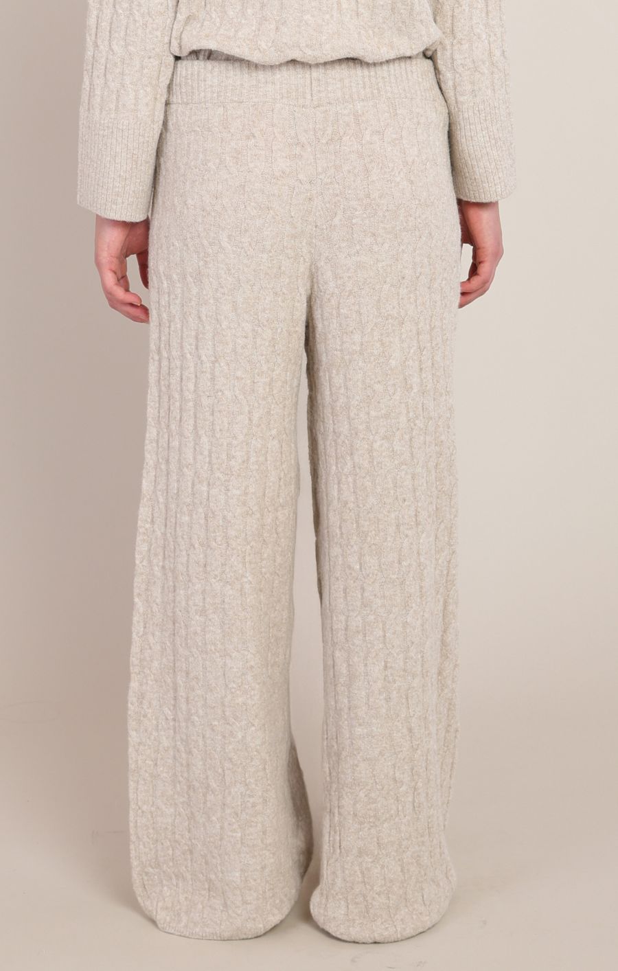 Pantalon tricot torsadé - 2827753 DG - Room 34 Pantalon tricot torsadé - 2827753 DG - Room 34