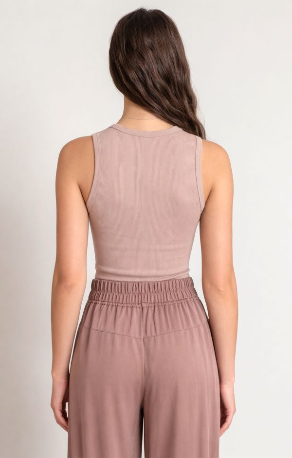 Camisole tissu cotelé Camisole tissu cotelé