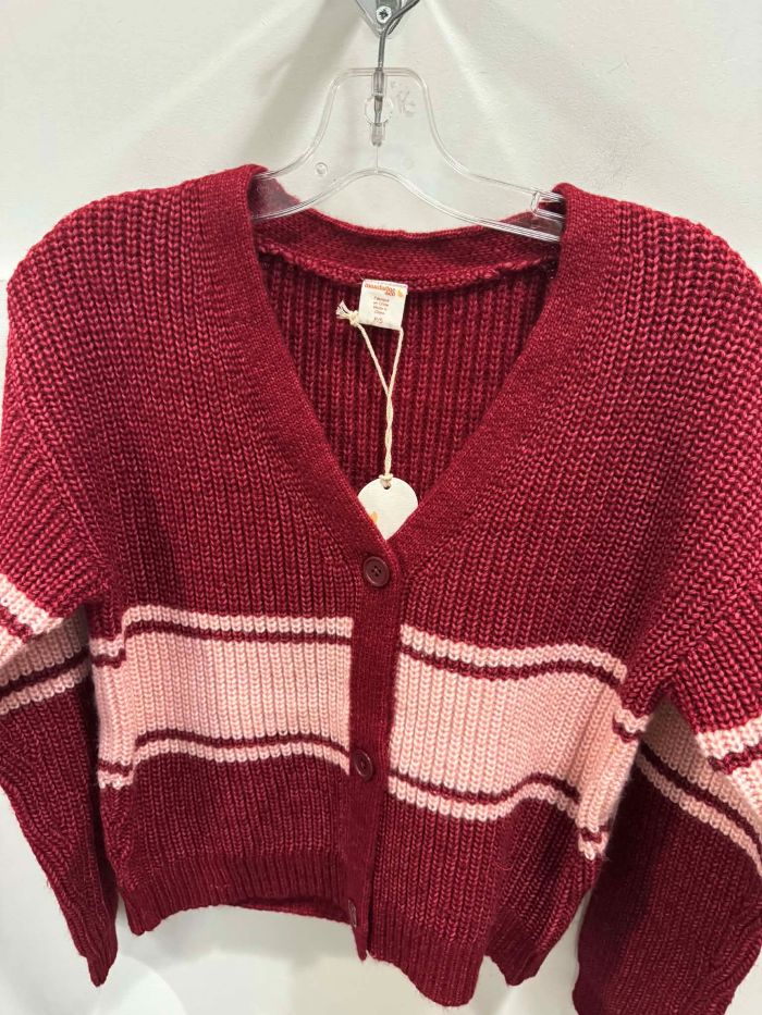 Cardigan tricot rayure - mcspaw06864 - Mandarine & Co Cardigan tricot rayure - mcspaw06864 - Mandarine & Co