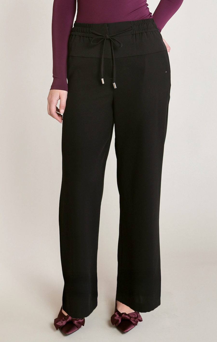 Pantalon jambe large satin - 2822709 D - Dex Pantalon jambe large satin - 2822709 D - Dex