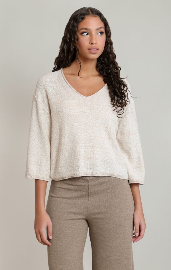 Chandail tricot manche 3/4 - 2827019 D - Dex