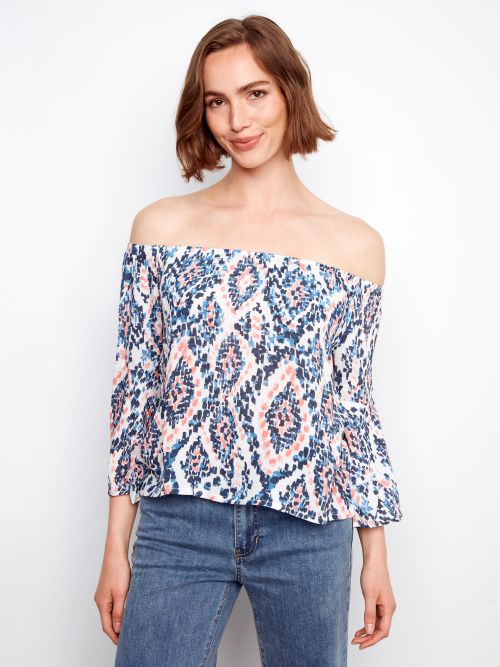 Blouse manches 3/4 - C4644/808B - Charlie B