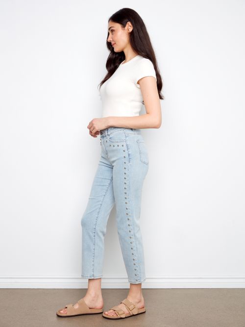 Jeans avec studs