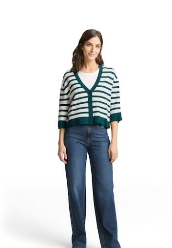 Cardigan rayé