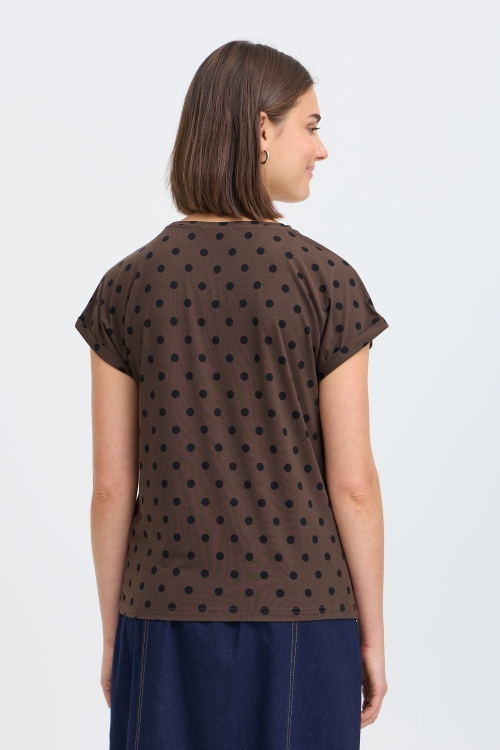 T-shirt col rond - 20610634 - Fransa
