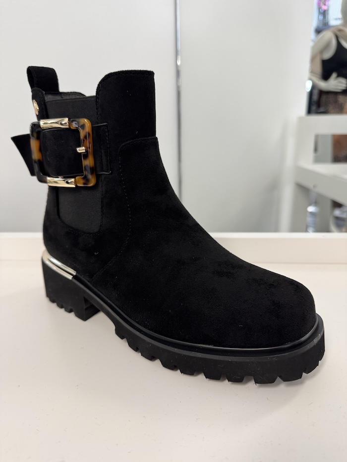 Botte suèdine attache côté - 28-Lenzi - Aqua-Flex