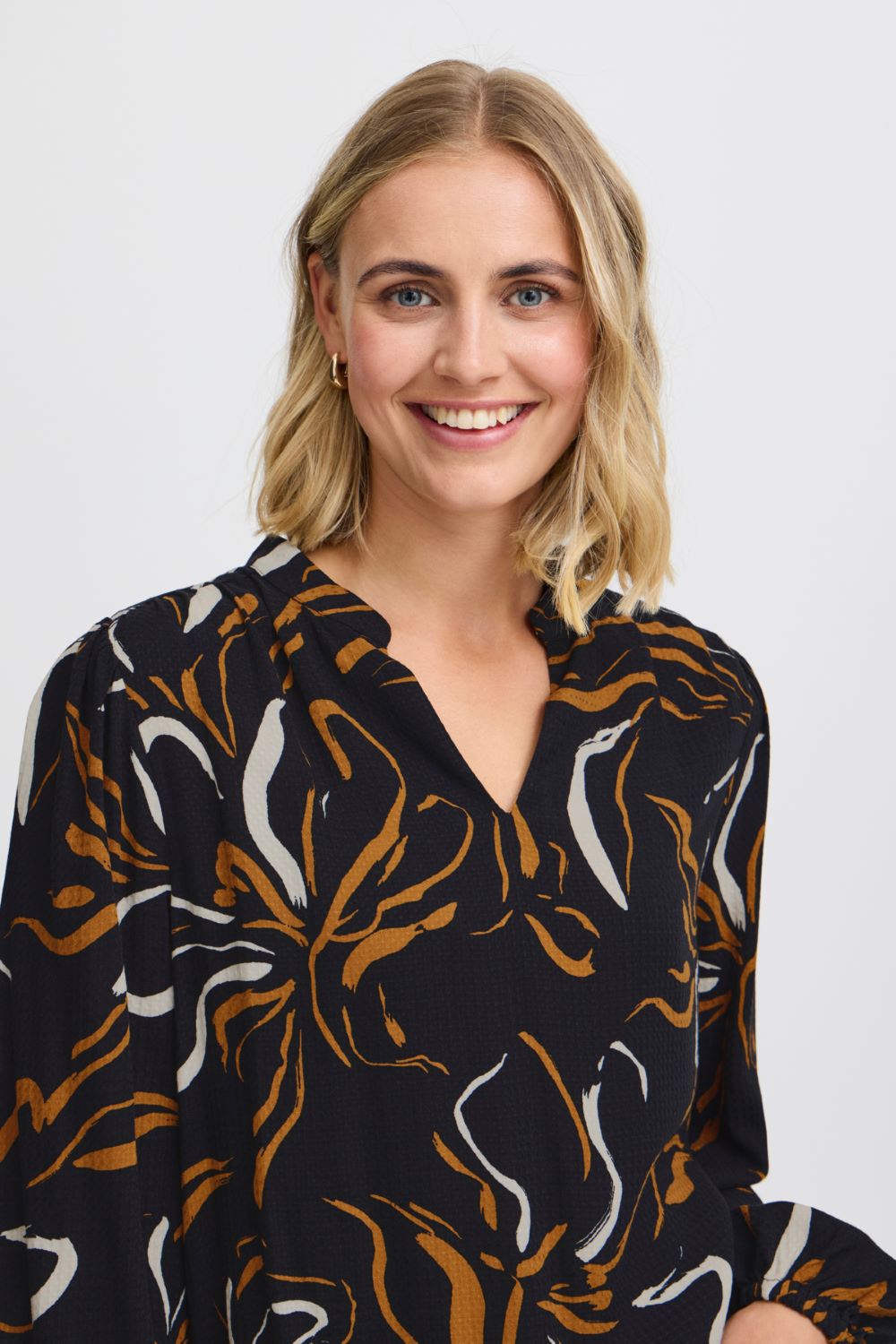 Blouse texturée motif