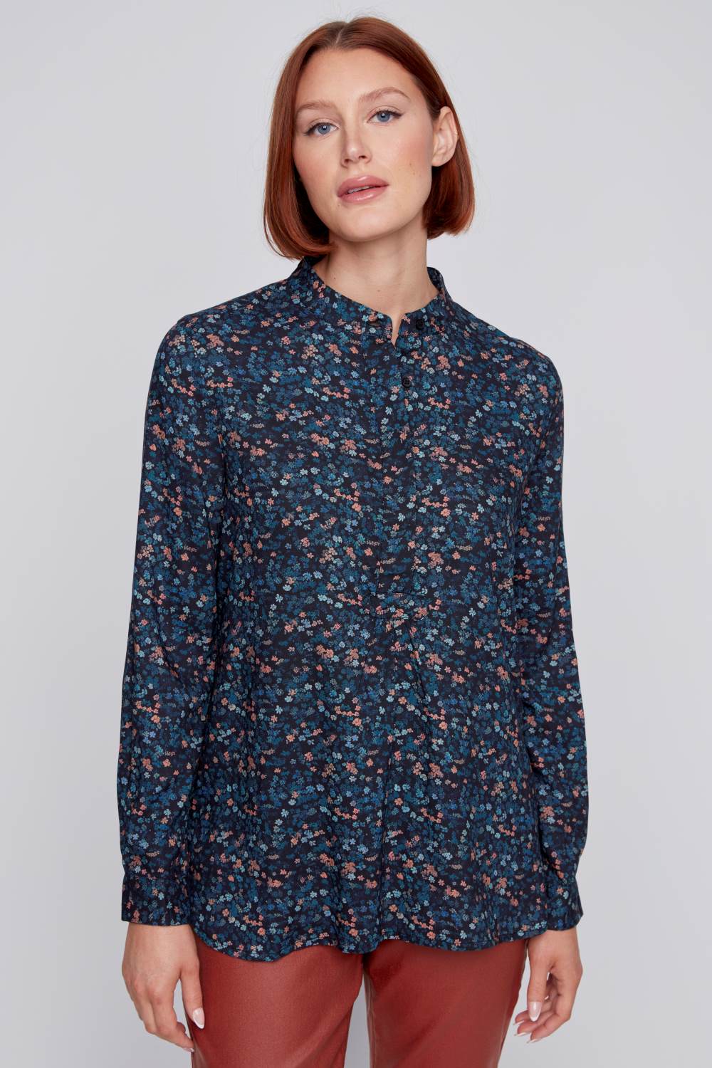 Blouse fleurs high low - 2425403 - C.Y.C. Coco Y. Club Inc