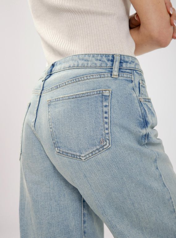 Jeans ample à taille basse - L82907HDR255 - Silver Jeans