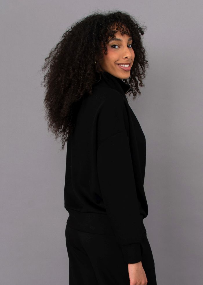 Chandail manches longues demi-zip