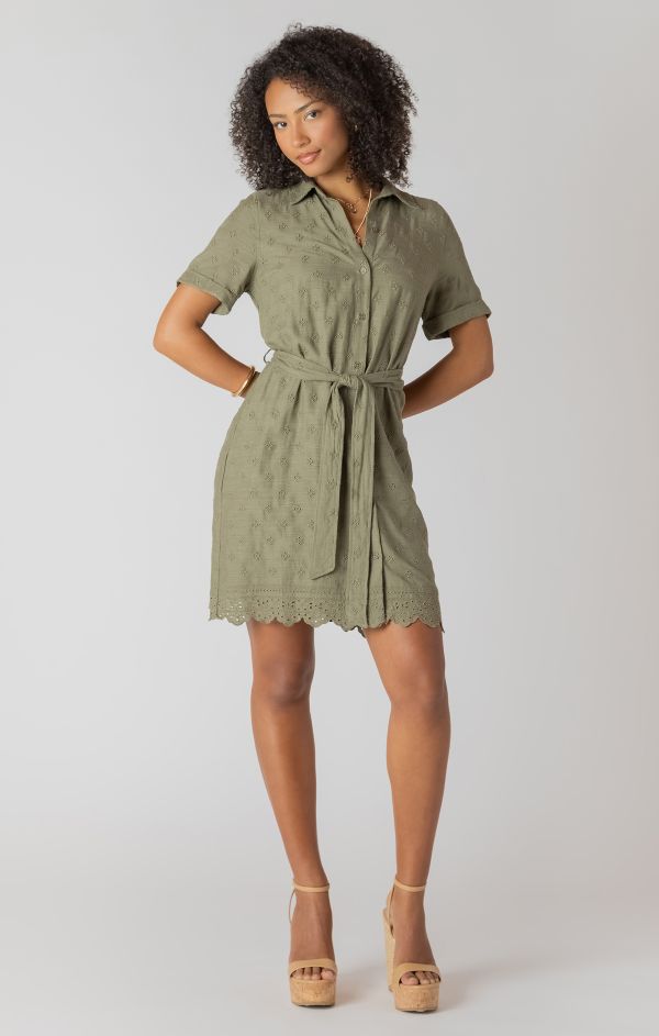 Robe courte broderie - 2722621 DG - Room 34