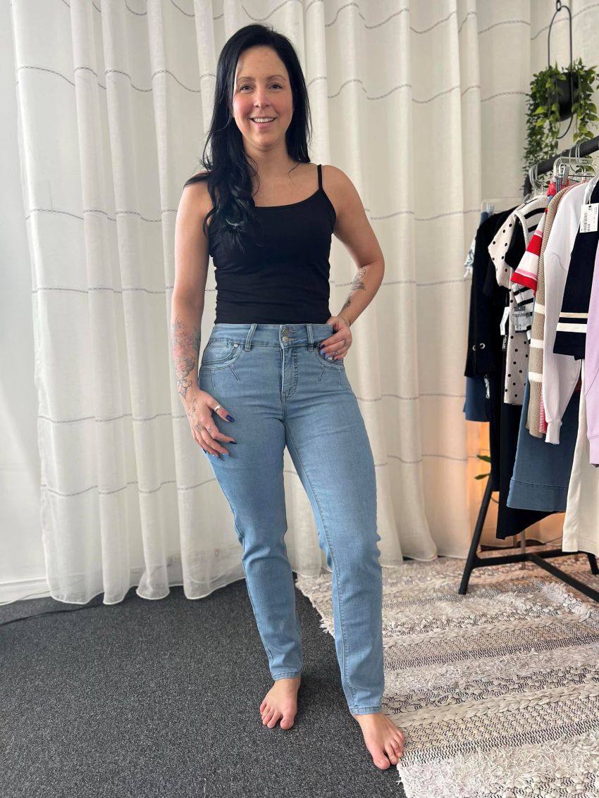 Jeans jambe étroite shape-up