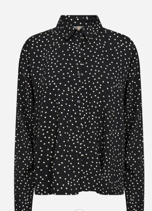 Blouse manche longue pois