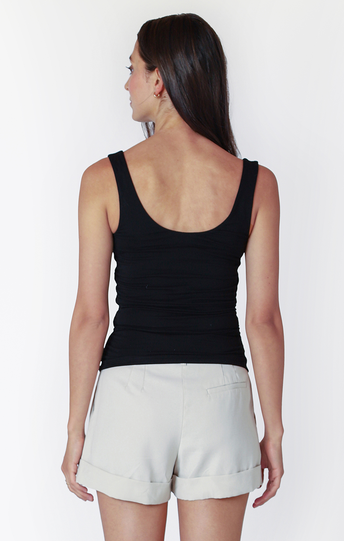 Camisole froissée sur les côtés