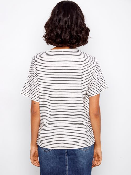 T-shirt à rayures