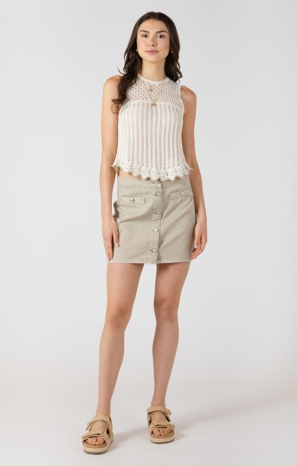 Jupe courte boutonnée - 2722711 D - Dex