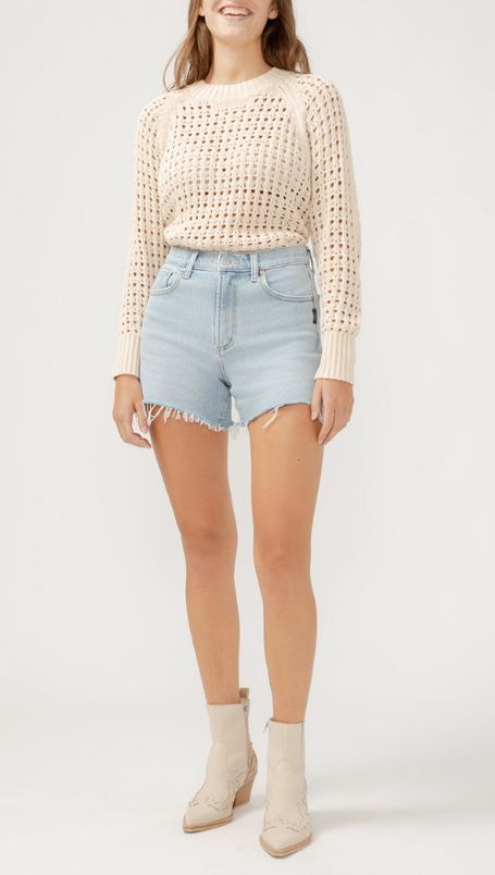 Short jeans - L28514AGR187 - Silver Jeans