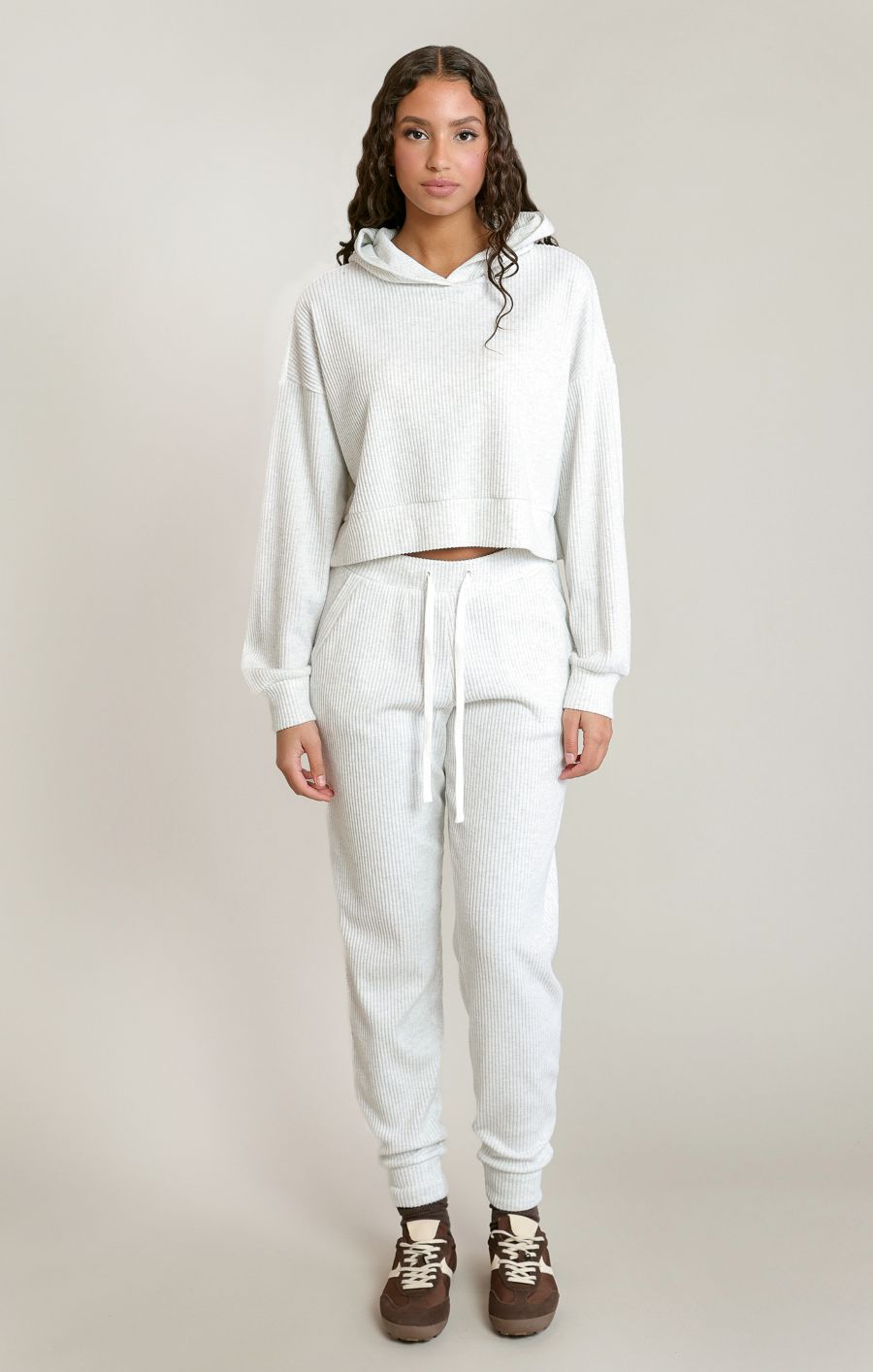 Pantalon jogger rib