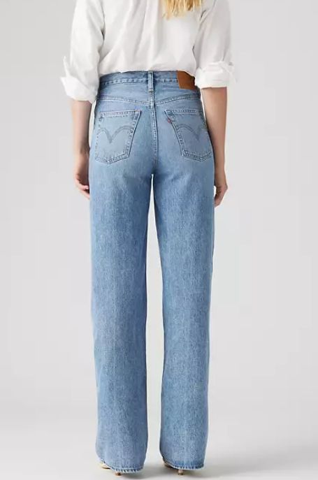 Jeans joli thorax taille super haute