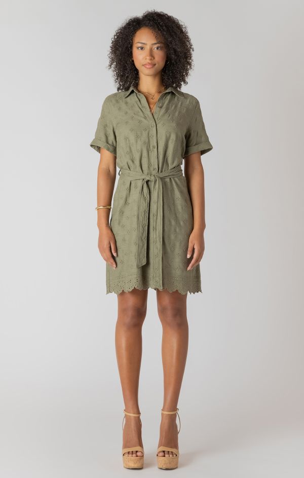 Robe courte broderie - 2722621 DG - Room 34