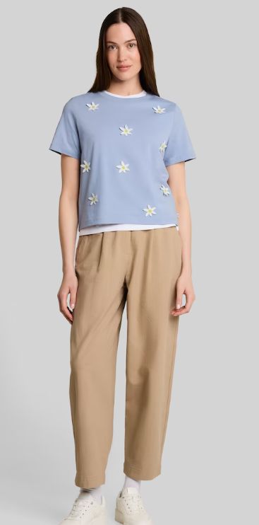 T-shirt avec broderies fleurs - 1051430 - Tom Tailor