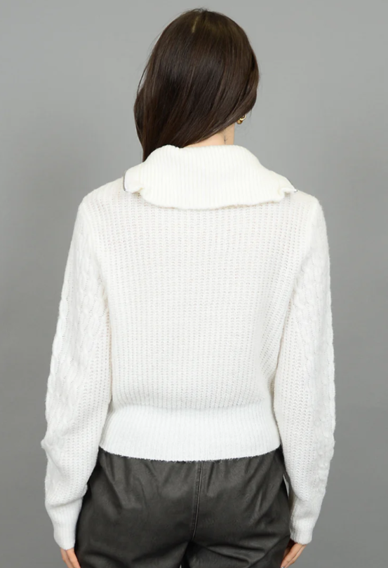 Cardigan tricot fermeture éclaire - 76S131S - RD Style