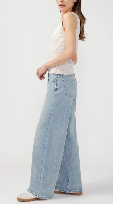 Jeans ample à taille basse