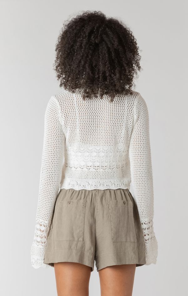 Cardigan crocheté