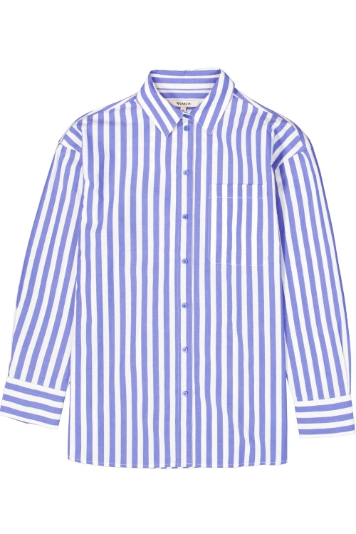 Blouse lignée mi-longue