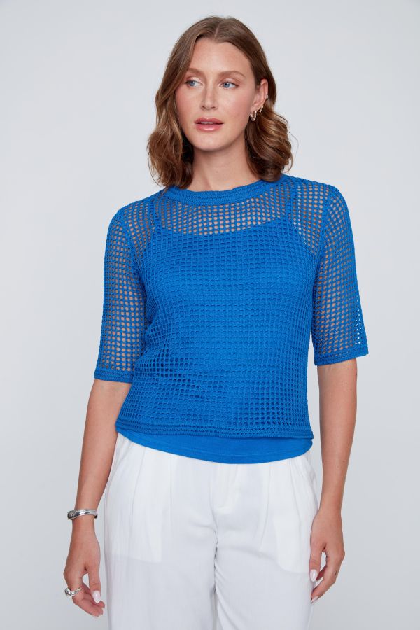 Chandail maille ajourée - 2619031 - C.Y.C. Coco Y. Club Inc