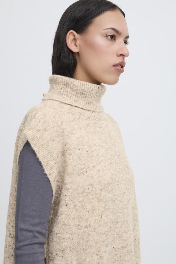 Poncho col roulé