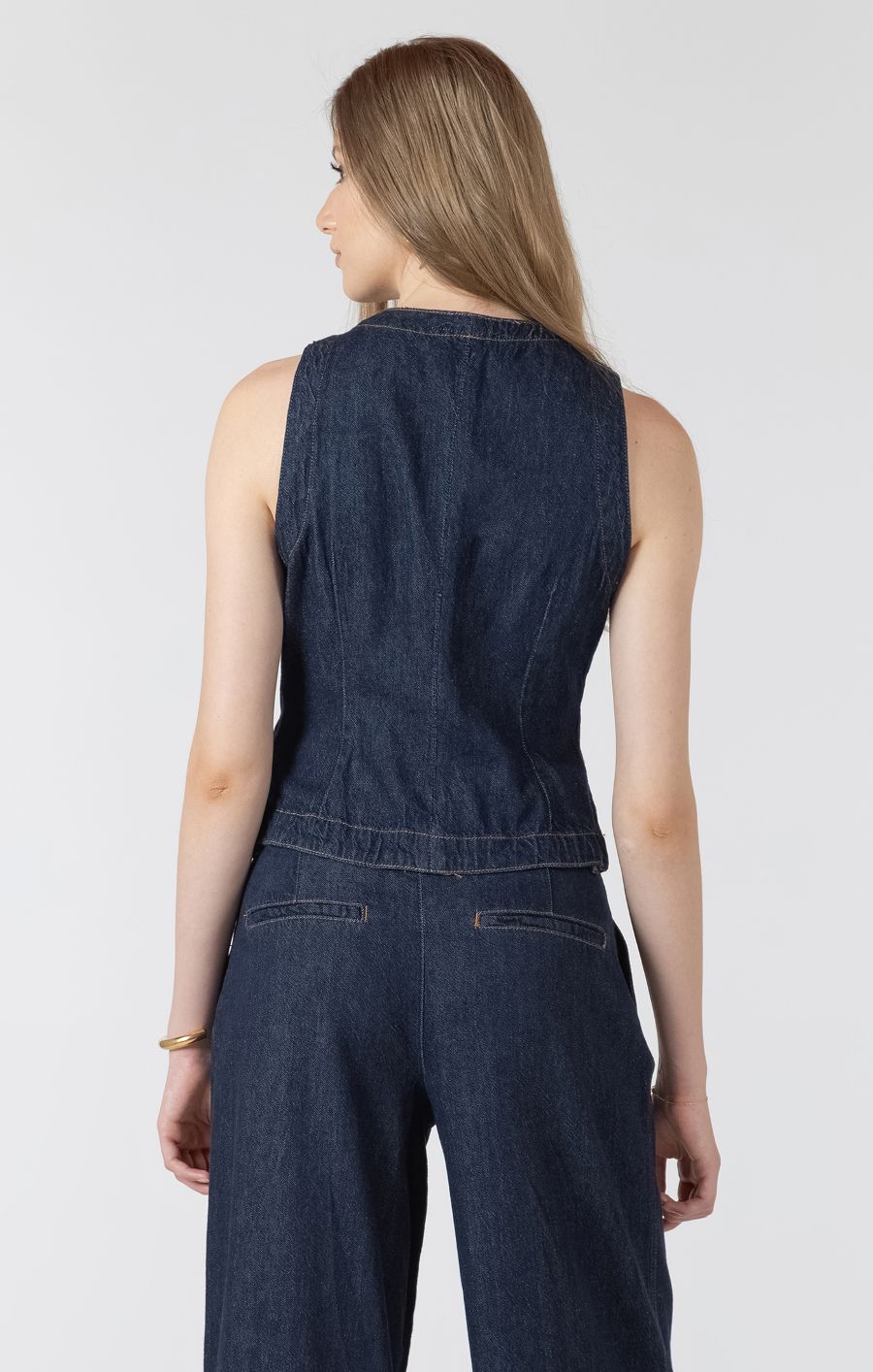 Veste jeans sans manches