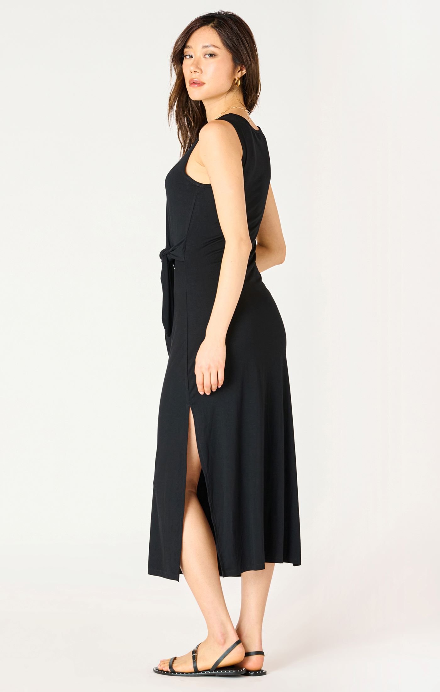 Robe midi avec noeud