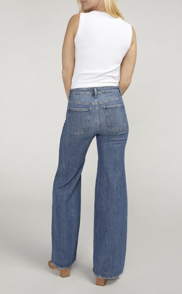Jeans isbister jambe large - L74904ACS391 - Silver Jeans