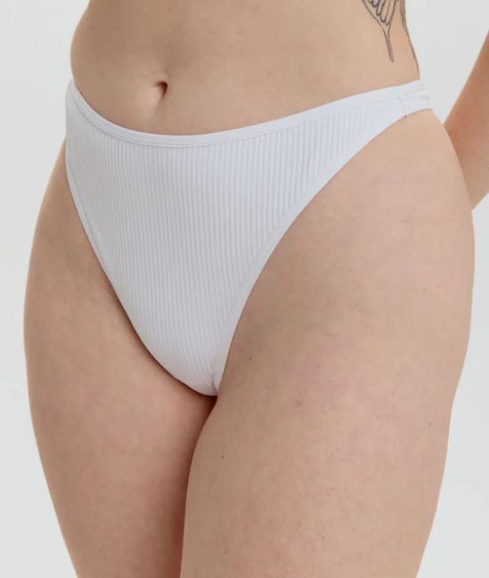 The rib tanga échancré - 0239331 - Blush