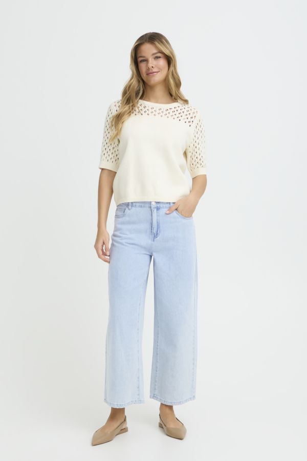 Jeans jambe large 