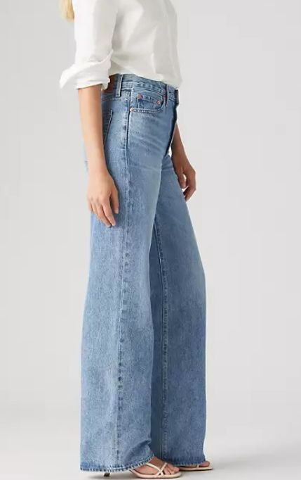 Jeans joli thorax taille super haute