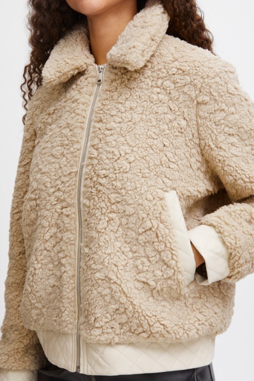 Manteau bomber doux