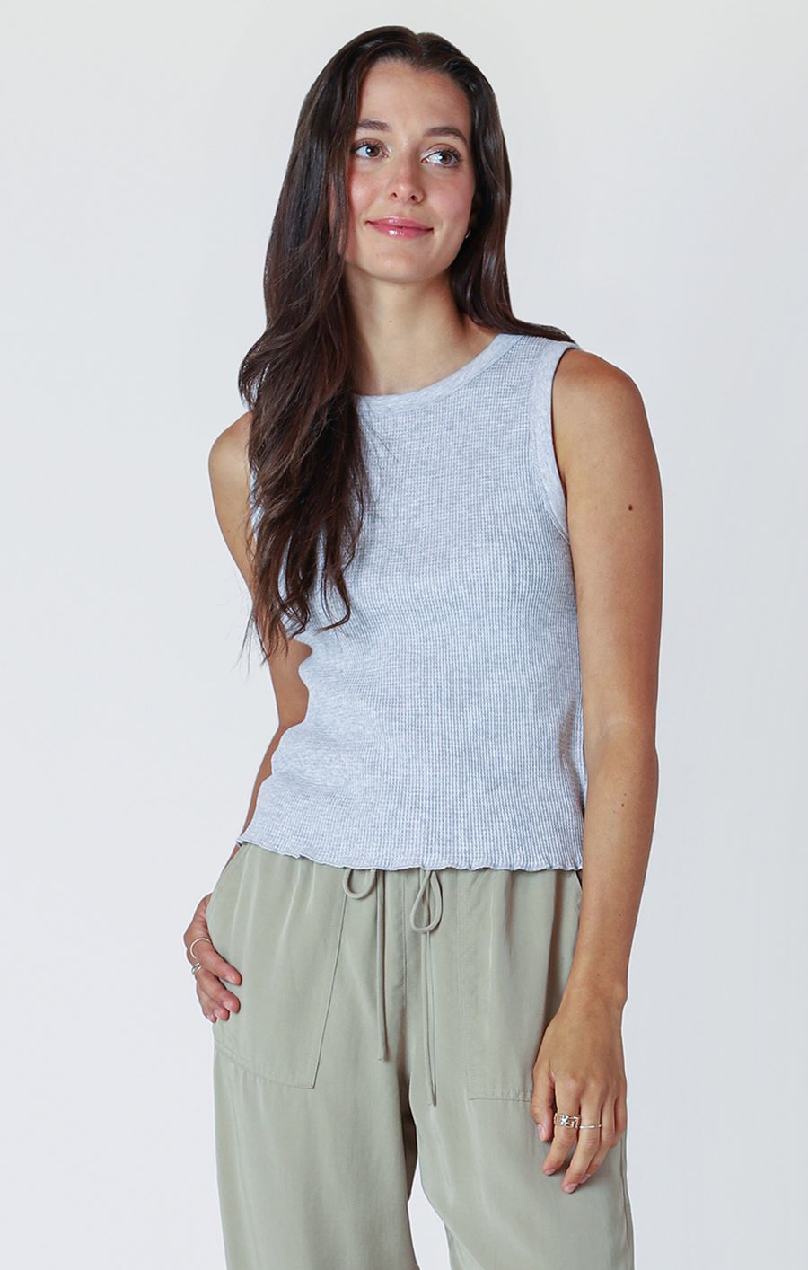 Camisole tissu gaufré