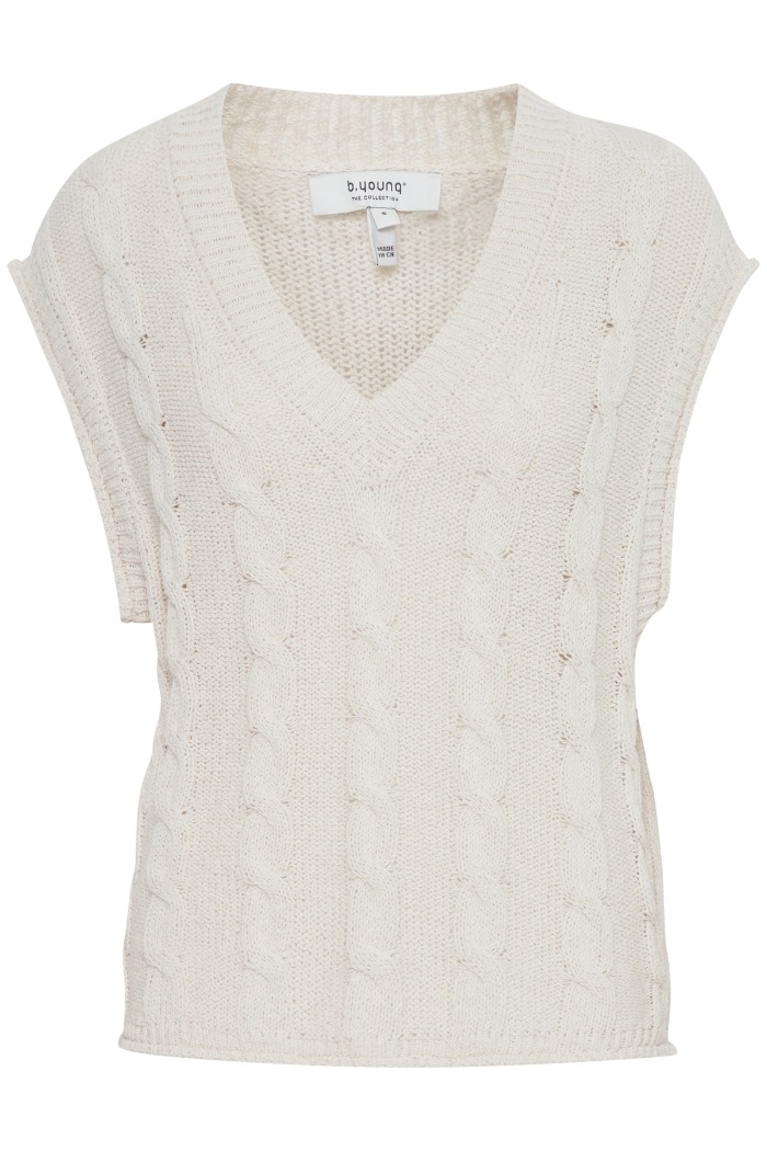 Débardeur tricot col en v