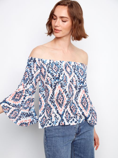 Blouse manches 3/4 - C4644/808B - Charlie B