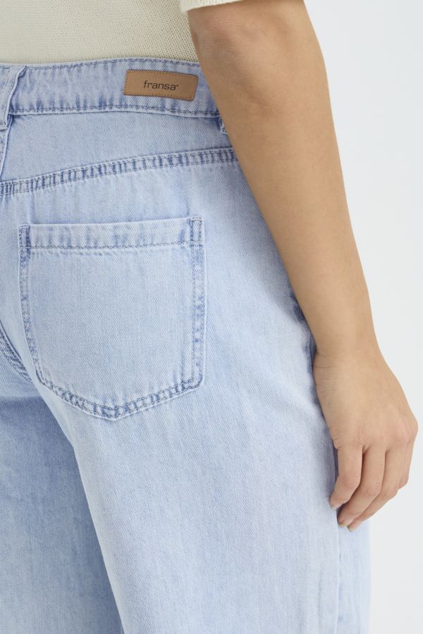 Jeans jambe large 