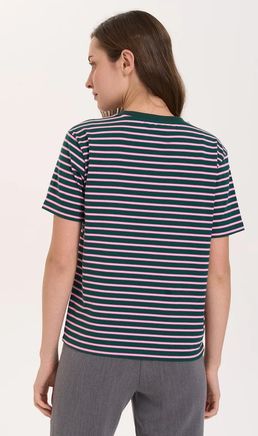 T-shirt col rond rayé - 12578A - 24 Colours
