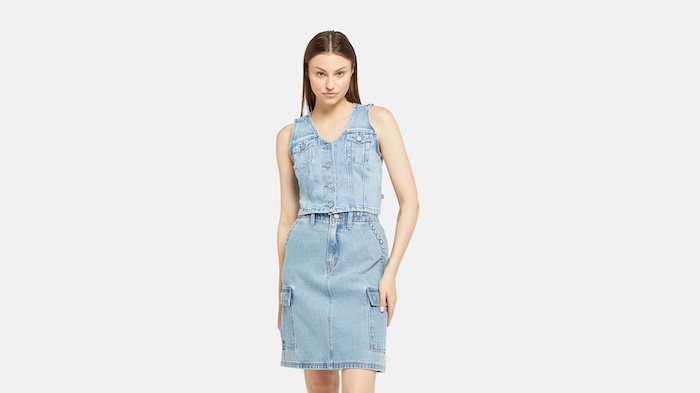 Haut corset en jeans Bella - A86820010 - Levi's