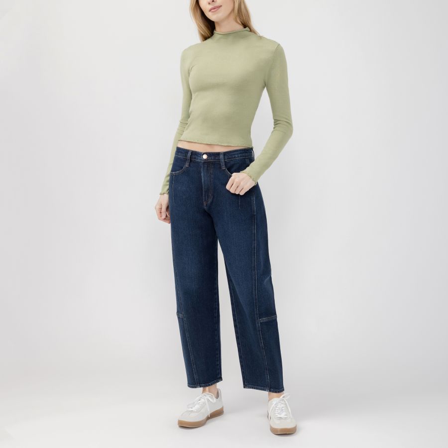 Jeans slim barrel - L64260ADM418 - Silver Jeans