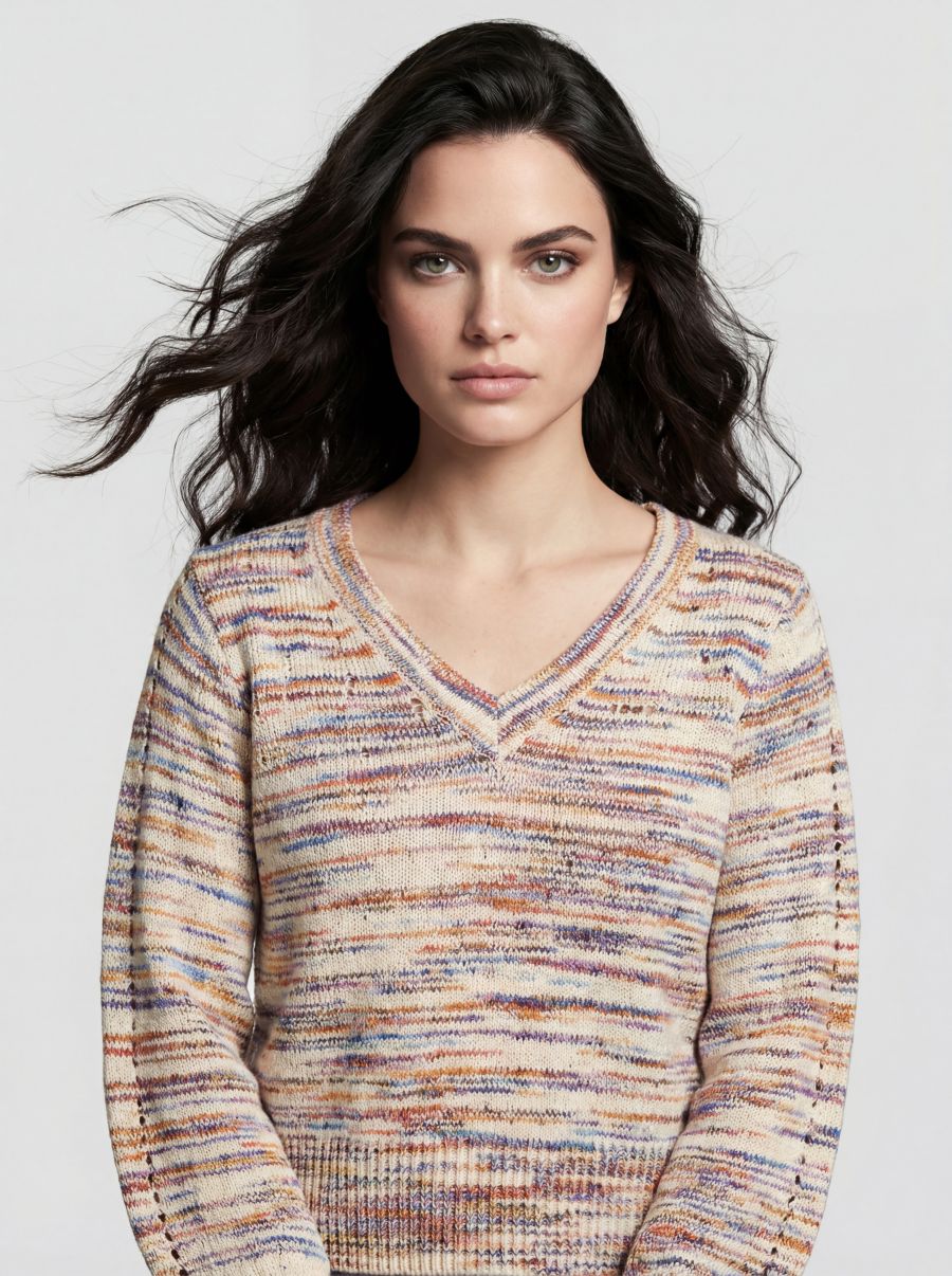 Chandail tricot v neck - 2629040 - C.Y.C. Coco Y. Club Inc