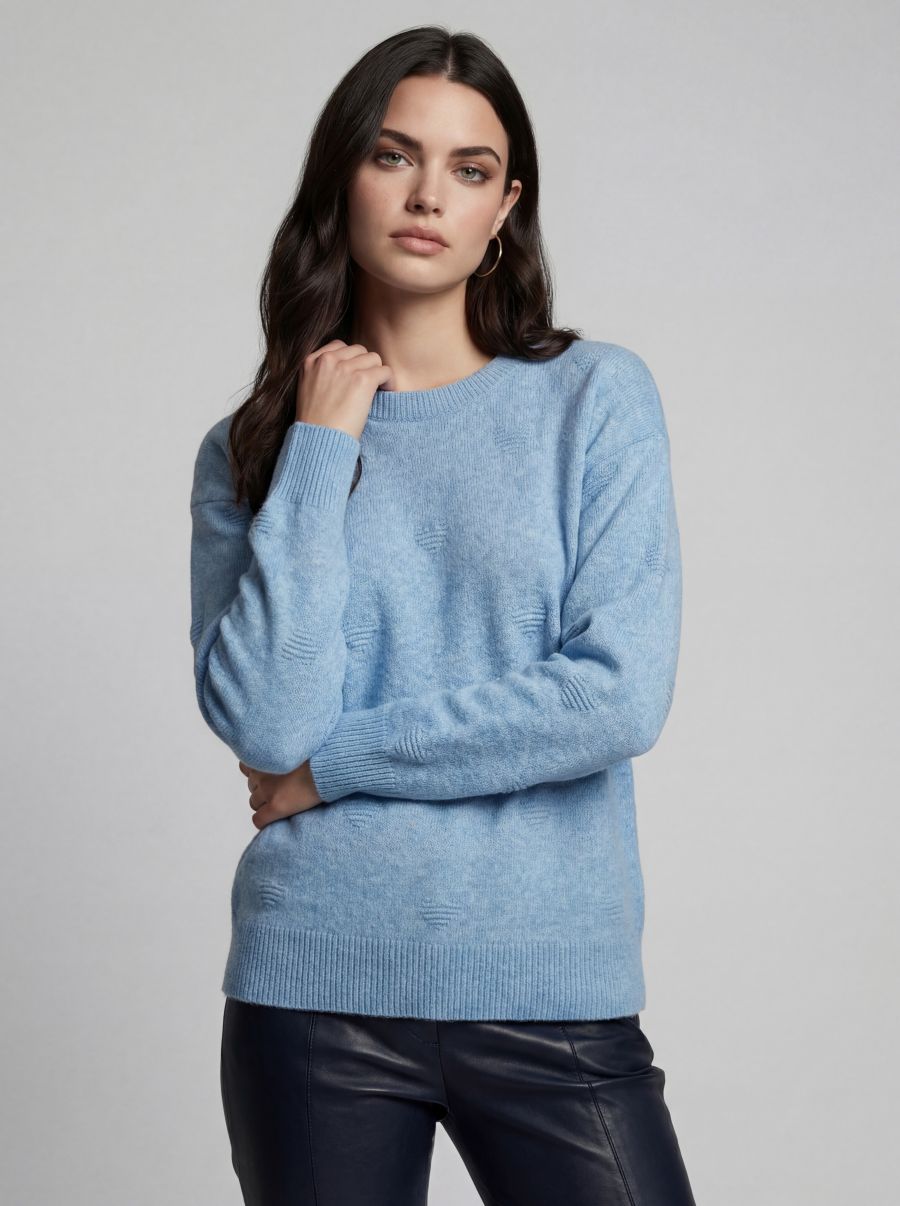 Chandail tricot coeurs - 2629064 - C.Y.C. Coco Y. Club Inc